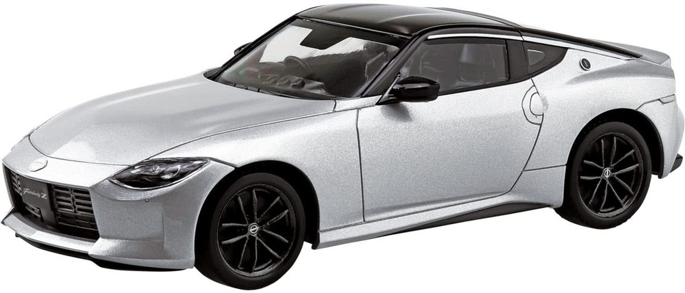 The Snap Kit Series Nissan RZ34 Fairlady Z Brilliant Silver Pre-Colored Plastic