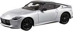 The Snap Kit Series Nissan RZ34 Fairlady Z Brilliant Silver Pre-Colored Plastic