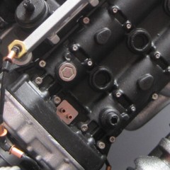 Transkit for Lamborghini Aventador by Pocher 1/8 (black belts)