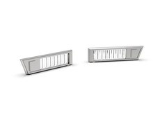 1:25 Buick Regal Front marker lights. Chrome base and clear lens. Two Sets