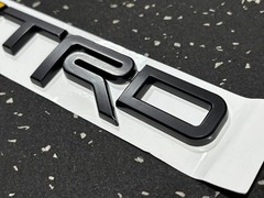 6″ x 1.25″ TRD Style Heritage 3D Emblem – Red Orange Yellow – Matte, Self Stick