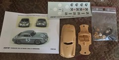 Starter Porsche 356 Le Mans 1952 Resin Car Kit 1:43 Por150 Made In France