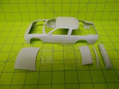 BODY – 1988-1992 NASCAR OLDSMOBILE CUTLASS STOCK CAR BODY & GLASS – 1/25 SCALE