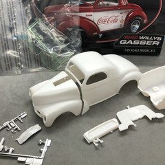 FOB 40 Willys Coupe Gasser Hard BODY Slot Car? 1:25 AMT Search LBR Model Parts