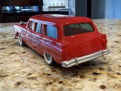 1955 Ford Red Cross Ambulance Promo Friction Model Car