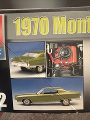 AMT Ertl 1970 Monte Carlo Lowrider Street Customs Model Kit Skill 2 Open Box