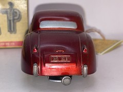 PRAMETA 1948 Jaguar XK120 1/43 Wind-Up Promo Maroon VF+ w/BOX/Key/card Kolner