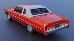 ABS-LIKE RESIN 3D PRINTED 1/25 1977 CADILLAC COUPE DEVILLE KIT