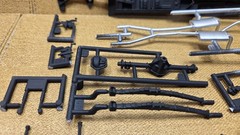 1968 Dodge Charger R/T PAINTED CHASSIS & EXHAUST 1:25 Revell NEW Model PARTS