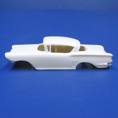 JFSL62 H:O scale Jimmy Flintstone 1958 stock Chevy Impala resin slot car body