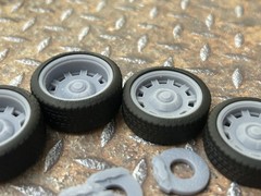 Resin 21/20 Inch: “Raceline Cheyenne” Model car Wheels/Tires 1/24 scale