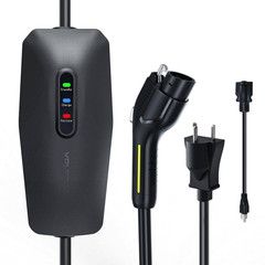 20Ft 110-240 Volt Level 1 2 Electric Vehicle Portable Charger 16Amp 3.5KW Home E