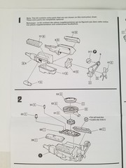 1972 Chevelle 454 V8 ENGINE / TRANSMISSION from AMT 1:25 Model Kit 72