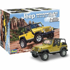 Revell Jeep Wrangler Rubicon Plastic Model Kit 1:25 Scale 85-4501