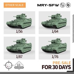 SSMODEL 570 V1.9 1/72 Military Model Kit Matilda Hedgehog Infantry Tank GAMES