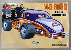 Decals & pieces AMT ’40 Ford Early Modified Hot Rod 1:25