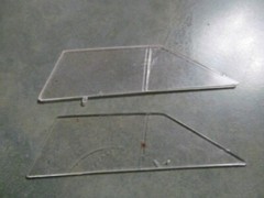 1965 Dodge Coronet original issue AMT Model car side glass