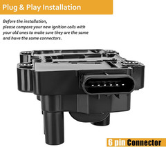 Ignition Coil Pack Compatible with V6 3.5L 3.9L 2006-2011 Chevy Impala Malibu Mo