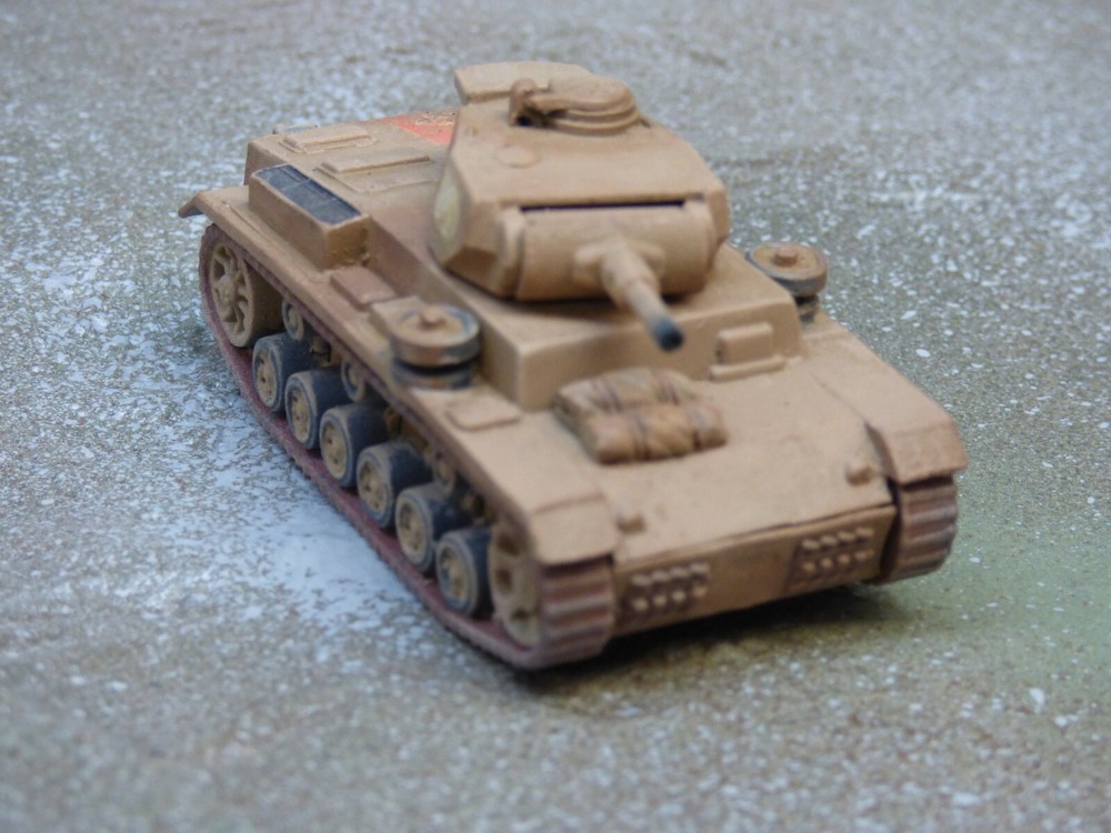 Roco Minitanks Pro Painted WWII German Panzer III Medium Tanks Lot #8603B©