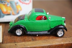 1973 AMT ’36 Ford Coupe Roadster Model Car Kit built junkyard box No. A136