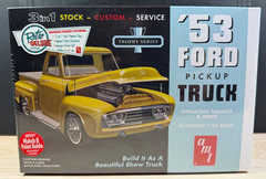 AMT ’53 FORD PICKUP TRUCK 3n1 TROPHY SERIES 1:25 SCALE KIT #AMT882 SEALED NIB