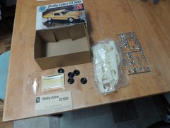 AMT Ford Mustang Shelby Cobra Model Kit Sealed Contents Unbuilt Open Box T397