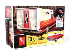 AMT 1:25 1965 Chevy El Camino w/Camper Plastic Model Kit AMT1364