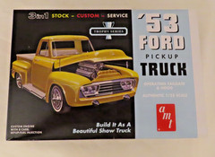 AMT ‘53 Ford Pickup Truck 3-in-1 Trophy Series 1/25 Scale Model Kit AMT882/12