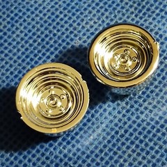 🌟 Deep Dish Rear Wheels 1956 Victoria 1:25 Scale 1000s Model Car Parts 4 Sale