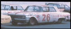#26 Darel Dieringer Courtesy Ford 1962 Ford 1/24th Scale Nascar Waterslide Decal
