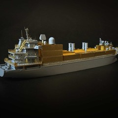 EV model ZhongDa79 UCAV/Q-Ship Containerized Weapon System Ship Unpainted