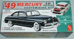AMT TROPHY SERIES ’49 MERCURY 3 in 1 CUSTOMIZING KIT 1/25 grey plastic
