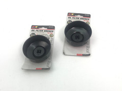 2 pack Performance Tool 68 Mm X 14 Flute Oil Filter Cap Wrench 3/8 in Black