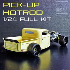 1:25-1:24 Scale Hot Rod Pickup | Full Model Kit-Unnasembled & Unpainted