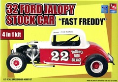 32 Ford Jalopy Stock Car Fast Freddy — Empty Model Kit Box