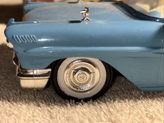 VERY RARE!! Vintage SMP 1958 Chevrolet Impala CONVERTIBLE Model Car Kit. NICE!!