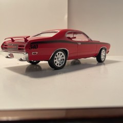 1971 Plymouth Duster 340 Six Pack 1/25 Built Model Car ￼