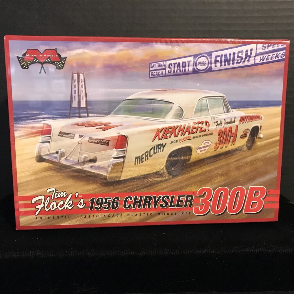 MOEBIUS 1212 TIM FLOCK’S 1956 CHRYSLER 300B MODEL KIT-NIB-1/25 SCALE