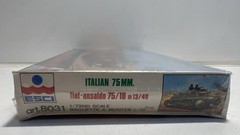Vintage Esci Italian 75mm Fiat-Ansaldo 75/18 M13/40 Tank 1/72 Sealed – #8031
