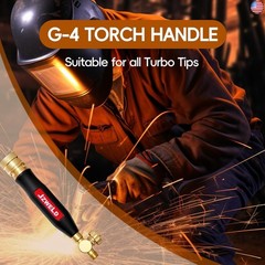 Turbo Torch G-4 Torch Handle with Valves, G-4 Acetylene Handle 0386-0308, Air