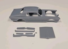 ABS-LIKE RESIN 3D PRINTED 1/25 1967 MERCURY COUGAR BODY AND RELATED PARTS