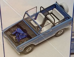 New In Box Revell Ford Bronco Plastic Car Model Kit Scale 1:25 Sealed 85-4320