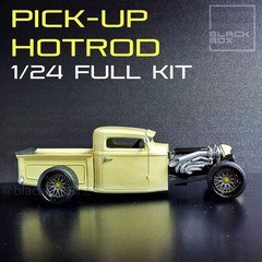 1:25-1:24 Scale Hot Rod Pickup | Full Model Kit-Unnasembled & Unpainted