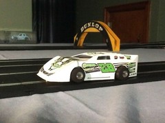 #28 Kryptonite Race Cars Crate Dirt Late Model 1/64th Scale Waterslide Decal