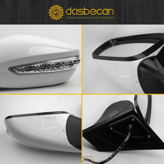 7Pin Left Side Door Mirror Compatible with 2011-2014 Hyundai Sonata Driver Side
