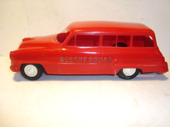 PMC 1954 Plymouth Rescue Squad Station Wagon Dealer Promo Model Car