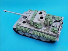 1/35 Scale Die-Cast Resin Model Assembled Kit Tiger Tank Accessories Set (No …
