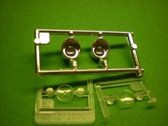69 1969 Chevy Camaro Z28 1/12 Valance Mounted Fog Lamps Lenses Revell