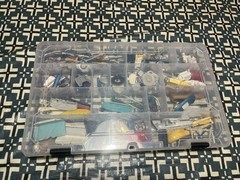 PLASTIC CAR MODEL 1/24TH SCALE MISC SPARE PARTS READY FOR NEW OWNER LARGE LOT!
