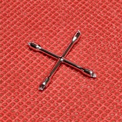4 Way Lug Nut Wrench 1960 Ford F-100 Pickup 1:25 scale model car part AMT